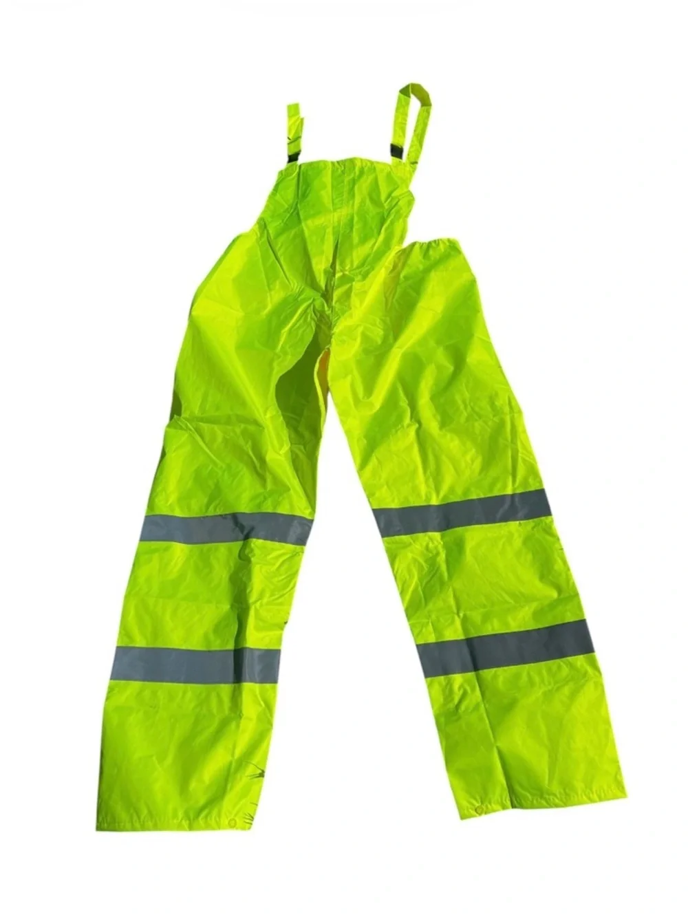 High-Visibility Yellow Waterproof Safety Bib Overalls